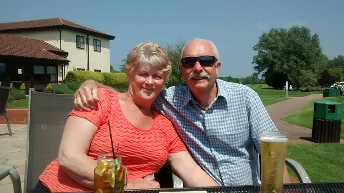 My wonderful mum and dad. 