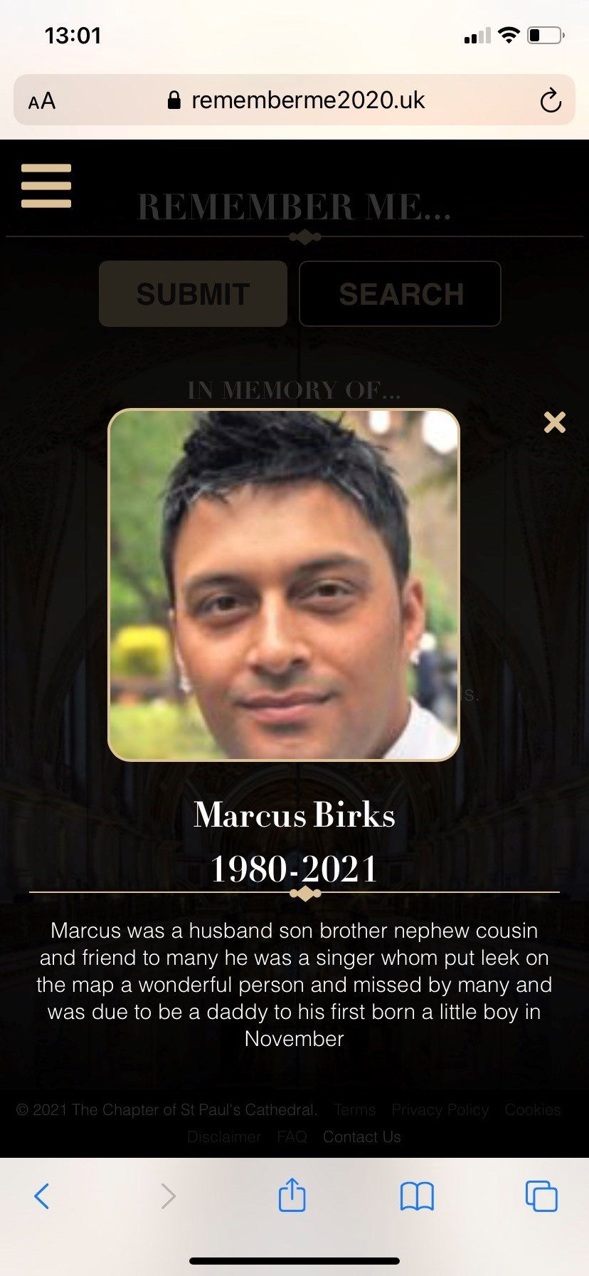 Marcus dulal birks 