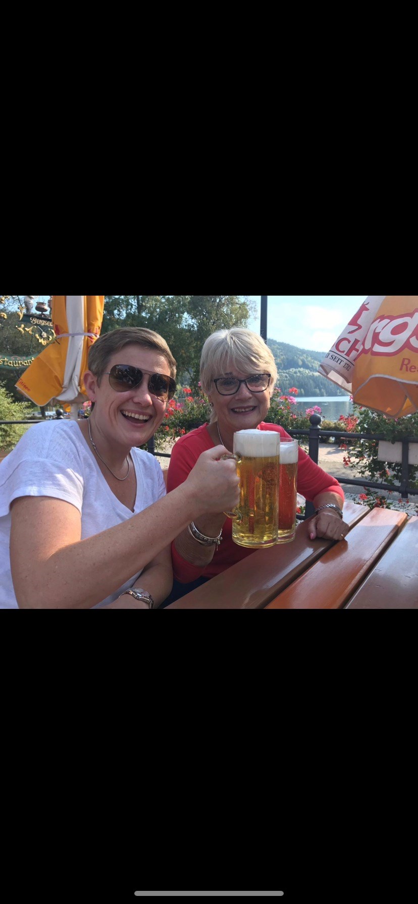 Mum and sis ( Carole and Hollie) 